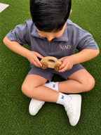 Premium Kids' Lounge Set with Zipper – Stylish & Comfortable
(Slate)